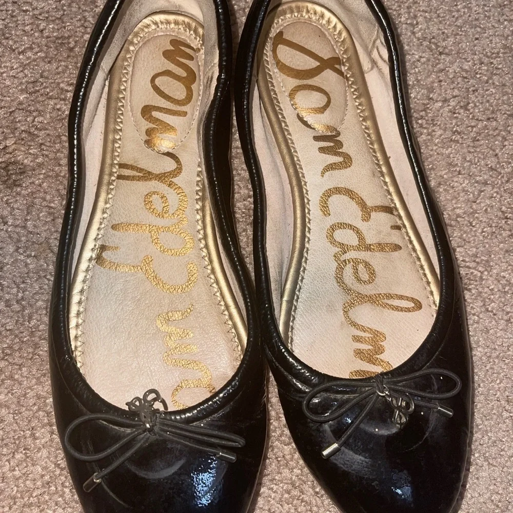 Sam Edelman Black Flats - Picture 3 of 17
